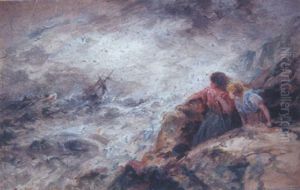 Watching The Shipwreck From The Rocks by Sarah Louise Kilpack