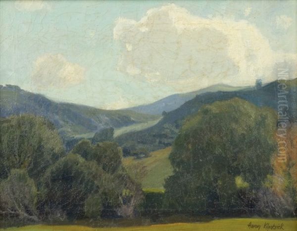 Trees In A Rolling Hills Landscape - view 1