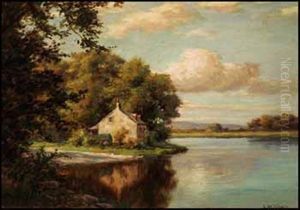 Country House By The River by Legh Mulhall Kilpin