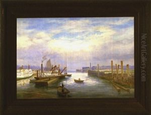 Portland Harbor by Charles Frederick Kimball