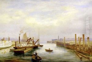 Portland Harbor by Charles Frederick Kimball