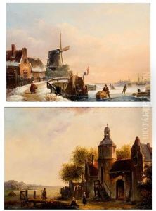 Zomer, Winter Met Koek En Zopie (2 Works)
