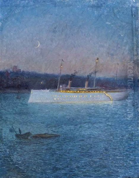 Smy Hohenzollern Ii In The Moonlight - view 1