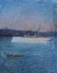 Smy Hohenzollern Ii In The Moonlight