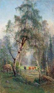 Sommarlandskap Med Kor