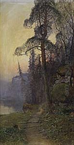 Tall I Insjolandskap by Johan Kindborg