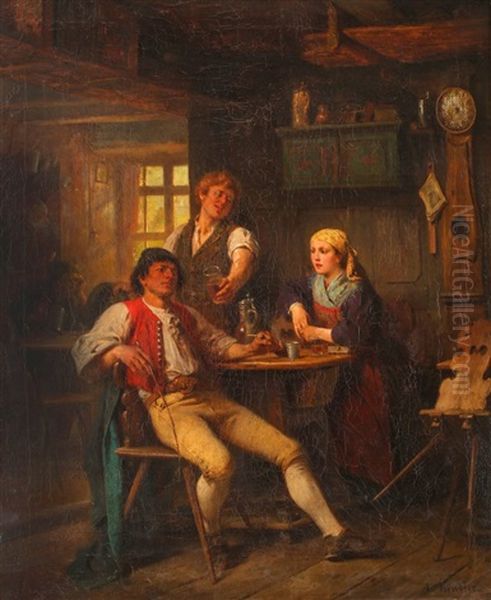 Tavern Interior Scene - view 1
