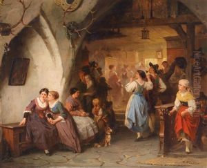 Am Tanzboden by Albert Kindler