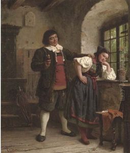 The Young Couple by Albert Kindler