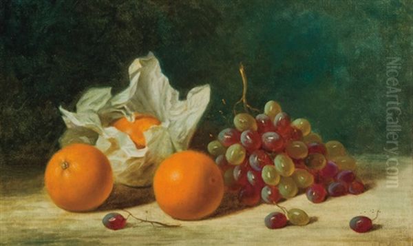 Still Life With Oranges And Grapes - view 1