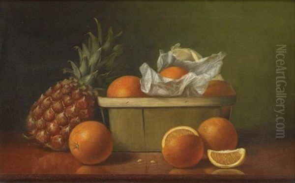 Still Life With Oranges And Pineapple - view 1