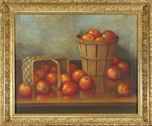 Apples In Basket by Albert Francis King