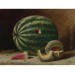 Still Life With Watermelon And Cantaloupe