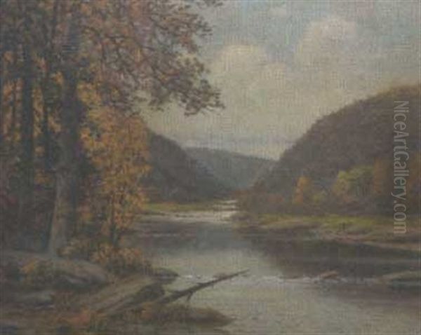 Autumn River Scene - view 1