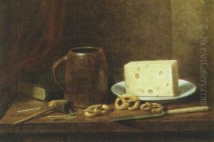 Pretzels, Cheese, Mug, And Pipe