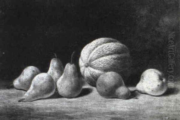 Still Life With Melon And Pears - view 1