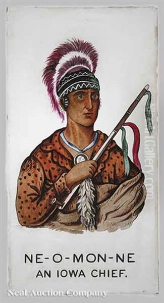 Ne-o-mon-ne, An Iowa Chief - view 1
