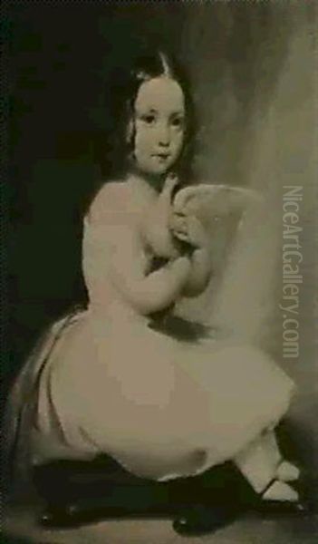 Young Girl With Dove - view 1