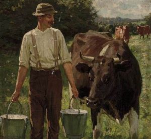 Milking Time by Gunning King