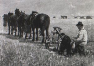Ploughing by Gunning King