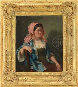 The Pink Bonnet by Haynes King