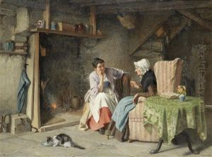 By The Fireside by Haynes King