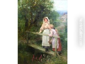 By A Rustic Bridge By A Rustic Bridge