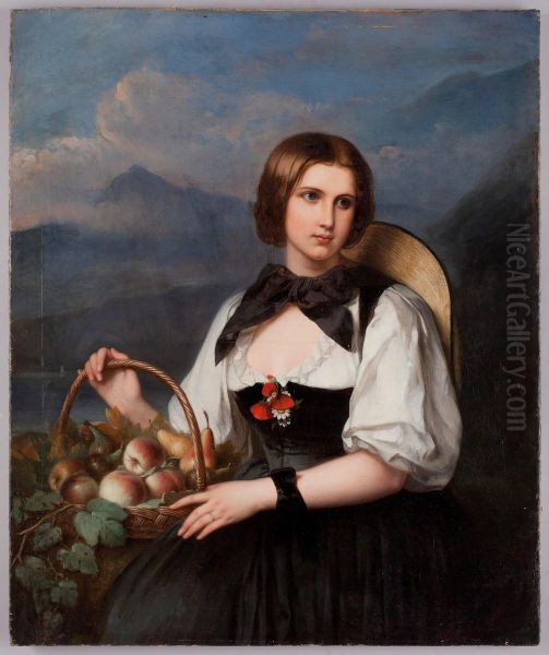 Lady With Appels - view 1