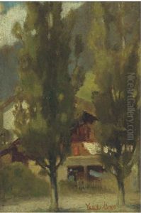 A House Among Poplars by Henry John Yeend King