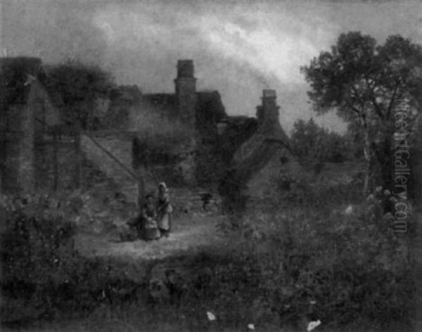 Girls Near The Garden - view 1