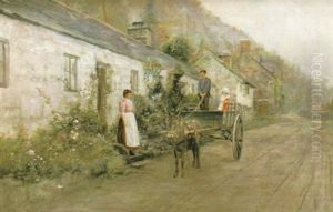Bygata Med Asnevagn by Henry John Yeend King