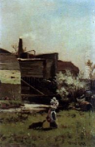 In The Garden by Henry John Yeend King