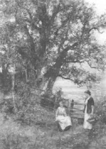 A Rest By The Pasture Gate by Henry John Yeend King