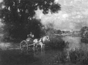 The Water Cart by Henry John Yeend King