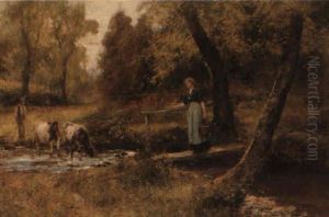 Crossing The Bridge by Henry John Yeend King