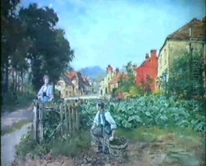 Rustic Courtship by Henry John Yeend King