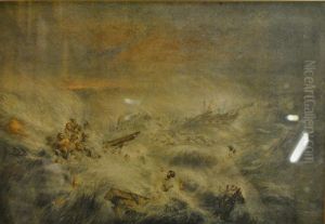 Wreck Of The Reliance by George Baxter