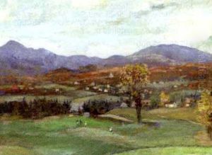 View From The Lake Placid Club Golf Course