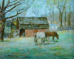 Long Island Barn by Paul Bernard King