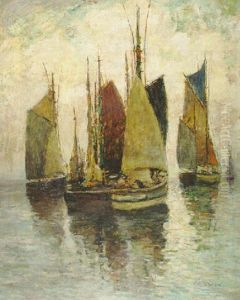 Late Afternoon, Brittany by Paul Bernard King