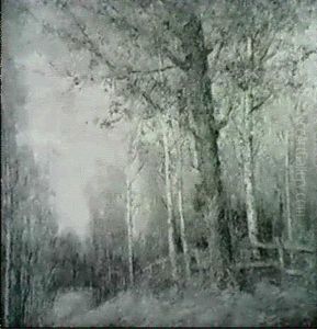 Autumn Path, Long Island by Paul Bernard King