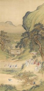 The Duke Of Zhou Observing The Rice Harvest