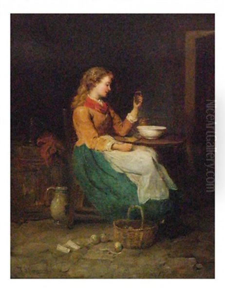 Woman At A Table - view 1