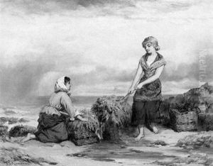 The Kelp Gatherers by Frederick Gerald Kinnaird