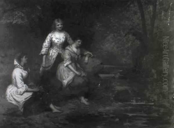 A Woodland Stream - view 1