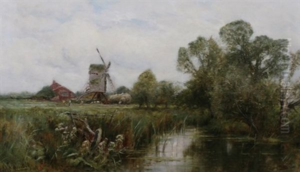 Haymaking By The Mill - view 1