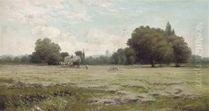 Hay Making by Henry John Kinnaird
