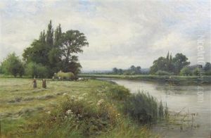 Carting Hay On The Thames, Near Iffley