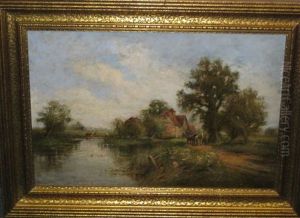 An Old Mill, Suffolk by Henry John Kinnaird