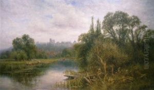 View Of Windsor Castle From The Thames by Henry John Kinnaird
